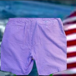 Lavender seersucker shorts